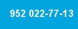 952 022-77-13 952 022-77-13